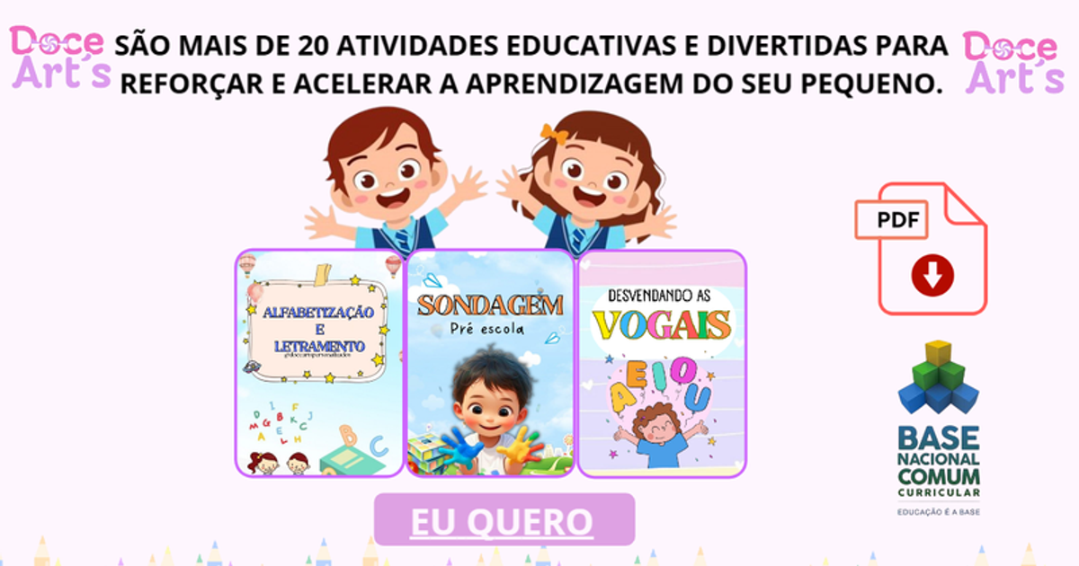 Apostilas Pedagógicas - Educação Infantil e Alfabetização